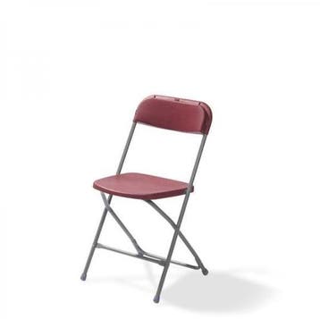 Klapstoel |  Bordeaux/ Grijs | 43x45x(h)80 cm, Verzenden, Nieuw in verpakking