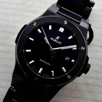 Hublot - Classic Fusion Black Magic - 548.CM.1170.CM - Heren, Sieraden, Tassen en Uiterlijk, Horloges | Heren, Nieuw
