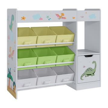 Kinderkast Søndreland open kast 80x90x29,5 cm dinosaurusmoti, Verzenden, Nieuw