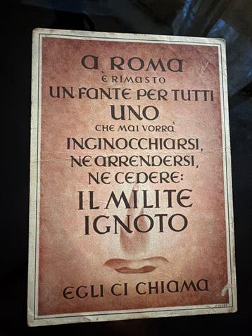 Italië - Postkaart met militaire propaganda van de RSI,, Gelopen