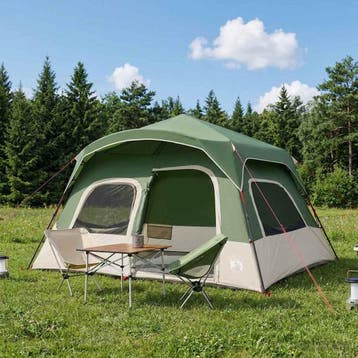vidaXL Directe Tent Groen 340 x 280 x 190 cm, Verzenden, Nieuw, Tot en met 2