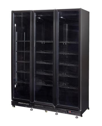Combisteel Koelkast | 1200L | Zwart | +2°C/+10°C | Geforceer, Witgoed en Apparatuur, Koelkasten en IJskasten, Ophalen of Verzenden