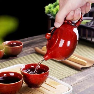 Draagbare Kung Fu Theeset met Theepot en 4 Kopjes, Verzenden, Nieuw