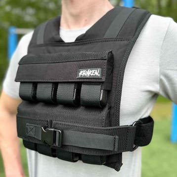 KRAKEN Gewichtsvest verstelbaar 1-16 kg - crossfit - nieuw i, Verzenden, Nieuw