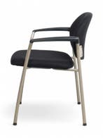 Ahrend 320 vergaderstoel, zwart-goud/alu, Ophalen of Verzenden, Nieuw, Zwart