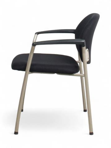 Ahrend 320 vergaderstoel, zwart-goud/alu, Huis en Inrichting, Stoelen, Ophalen of Verzenden, Nieuw, Zwart