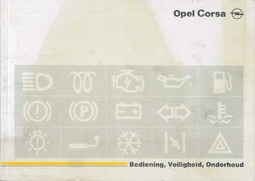 1990 Opel Corsa instructieboekje handleiding Nederlands, Verzenden