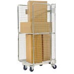 4-Heks rolcontainer 4-heks dubbele deur a-frame nestbaar, Ophalen of Verzenden