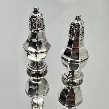 William Hutton&Sons ltd. - Zoutvat (2) - Art Deco -, Antiek en Kunst