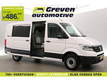 Volkswagen Crafter 2.0 TDI 140PK L3H2 | DC | 6 Zits |, Euro 6, Volkswagen, Wit, Nieuw