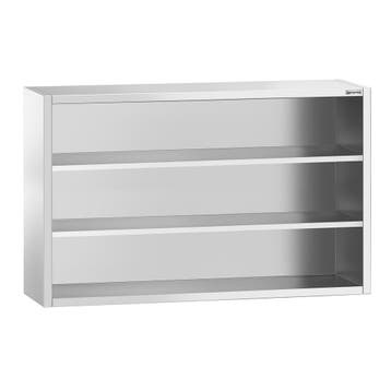 GGM Gastro | RVS wandkast PREMIUM - 1800x400x1000mm - open |, Verzenden, Nieuw in verpakking, RVS Meubilair