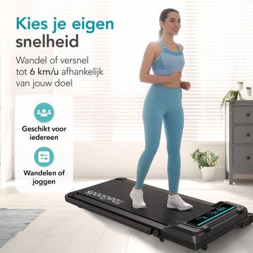 TibaGoods Loopband Inklapbaar - 1 t/m 6 km/h - 120kg, Ophalen of Verzenden, Zo goed als nieuw