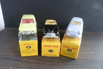 Dinky Toys 1:43 - Modelauto (3) - Simca 8 Sport; P.L. 17, Nieuw