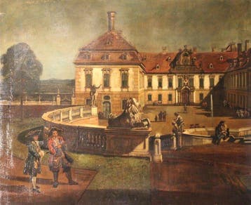 Bernardo Bellotto (1722-1780), Naar - Veduta del castello