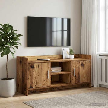 vidaXL TV-kast 102 x 33 x 47 cm Oud hout Bewerkt hout, Minder dan 50 cm, Verzenden, Nieuw, Minder dan 100 cm