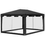 Paviljoen Feesttent 4 X 3 M Tuinpaviljoen Met Net-Zijwanden, Verzenden