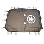 SK-Import Zonnescherm Gaas Zwart Polyester Jeep Wrangler, Ophalen of Verzenden, Nieuw, Jeep