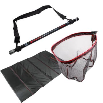 Ultimate Predator Streetfishing Net 2.40m + Unhooking Mat, Verzenden, Nieuw