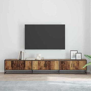 vidaXL TV Eenheden 240 x 35 x 41 cm Oud Hout Bewerkt hout, Minder dan 50 cm, Verzenden, Nieuw, Minder dan 100 cm