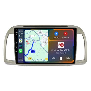 Nissan Micra Navigatie Radio Apple Carplay en Android Auto, Ophalen of Verzenden, Nieuw