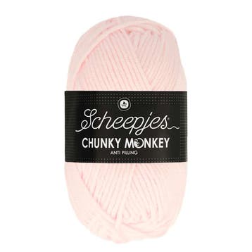 Scheepjes Chunky Monkey 100g - 1240 Baby Pink, Verzenden, Nieuw
