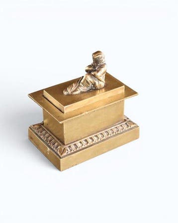 Antieke Empirestijl - Inktpot - Brons