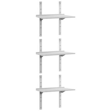 GGM Gastro | 3-laags RVS wandplank ECO - 800x400mm |, Verzenden, Nieuw in verpakking, RVS Meubilair