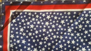 Bandana Blue Stars, Verzenden, Nieuw