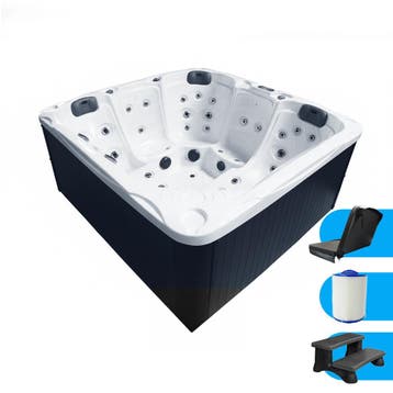 Spa Marbella | 4 persoons | Jacuzzi | 200x200x90cm, Ophalen of Verzenden, Nieuw, Vast