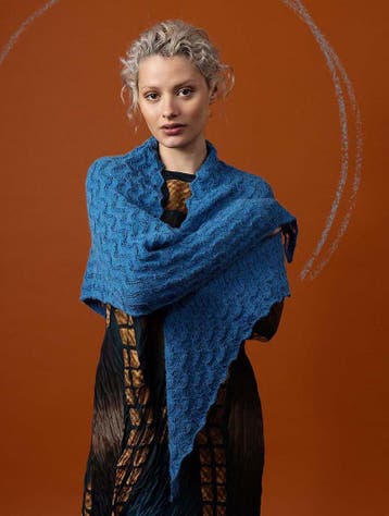 Breipatroon Driehoekige Sjaal Cadence van Alpaca Soxx 4ply, Ophalen of Verzenden, Nieuw