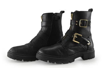 Braqeez Biker boots Meisjes in maat 33 Zwart, Verzenden, Jongen of Meisje, Schoenen, Zo goed als nieuw