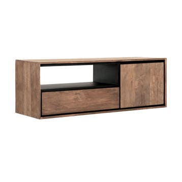 *WOONWINKEL* DTP Home Metropole Zwevend Tv-meubel Teak Hout, Verzenden, Nieuw
