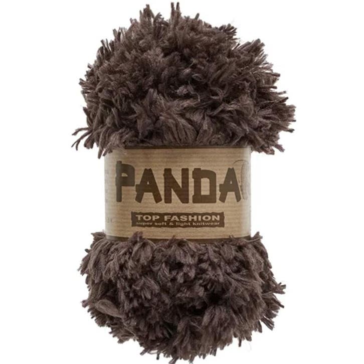 Lammy Yarns Panda - 110 Donkerbruin - Bonteffect Fantasieg, Hobby en Vrije tijd, Breien en Haken, Ophalen of Verzenden
