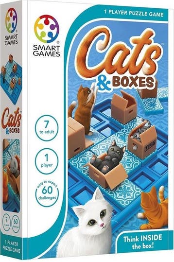 Cats & Boxes - 60 opdrachten | Smart Games - Puzzels, Verzenden, Nieuw