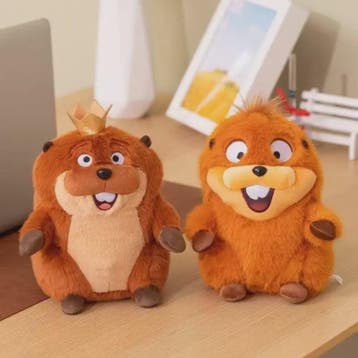 Knuffel Bever King George Mabel Loaf - Zacht & Pluche Speelg