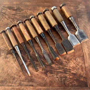 Werkgereedschap (10) Industrieel design - Tien timmerlieden, Antiek en Kunst