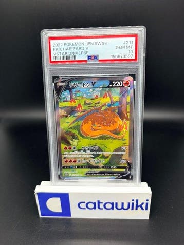 Pokémon - 1 Graded card - Charizard V - 211/172 - PSA 10 -, Nieuw