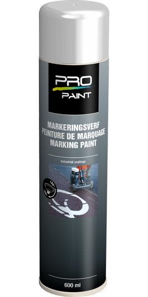 Pro paint markeringsverf 1 stuk, 600 ml, wit, Verzenden, Nieuw