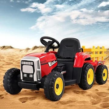 Elektrische Tractor Kind 3-8jr | 2x45W | A-kwaliteit | Be..., Kinderen en Baby's, Speelgoed | Buiten | Voertuigen en Loopfietsen