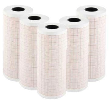 ECG papier Cardioline 200L- 210 mm x 30 mtr - oranje grid -, Verzenden, Nieuw