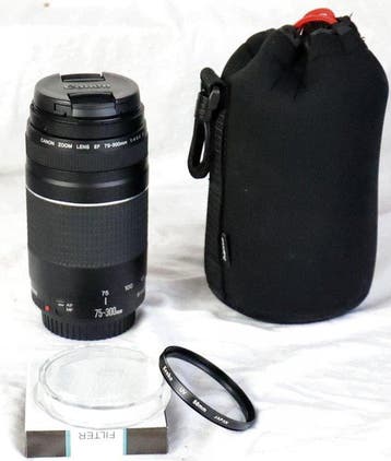 Canon Canon Zoom Lens EF 75-300mm 1:4-5.6 III Cameralens, Audio, Tv en Foto, Nieuw
