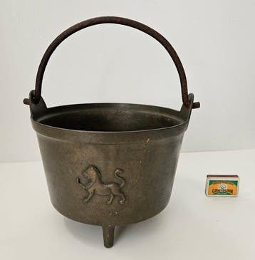 19e eeuwse heksenketel - 2.3 kg! - Bloempot - Brons