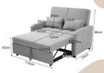 Multifunctionele Opvouwbare Sofa Bed met Verstelbare Rugleun, Verzenden, Nieuw