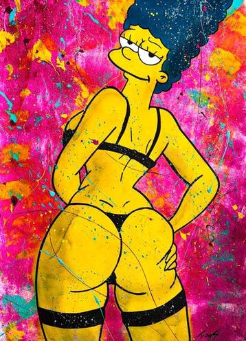 Gongas (XX-XXI) - Naughty Marge Simpson - XL