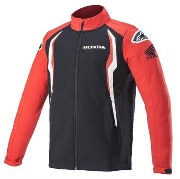 Alpinestars Honda Softshell Rood Zwart Motorjas, Nieuw met kaartje, Overige typen, Alpinestars, Heren