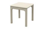 Moretti keramiek bijzettafel 45x45 cm. - Mokka, Verzenden, Nieuw, Rond, Overige materialen