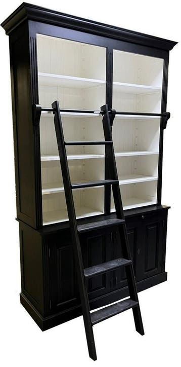 Boekenkast zwart - wit 60704 Toulouse 165 x 240cm, Ophalen of Verzenden, Nieuw