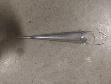 Koker conisch waxinehouder hartjes met handvat per stuk, Ophalen of Verzenden, Nieuw