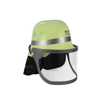 Duitse brandweer verkleed helm 112 groen - Feesthoeden ove.., Ophalen of Verzenden, Nieuw