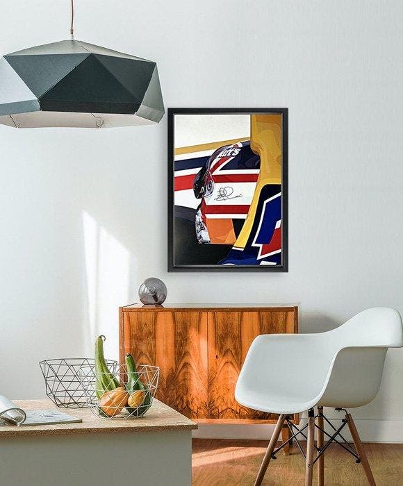 Williams - Nigel Mansell - 1992 - Print, Verzamelen, Automerken, Motoren en Formule 1
